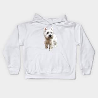 West Highland Terrier Cute Puppy Dog Kids Hoodie